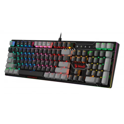 Клавиатура A4Tech Bloody B808N механическая черный/серый USB for gamer LED